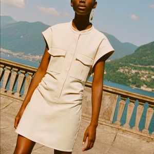 ZARA - Back Pleat Pocket Dress TRF